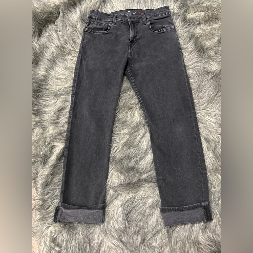 7 For All Mankind Women’s Dark Gray/Black Jeans